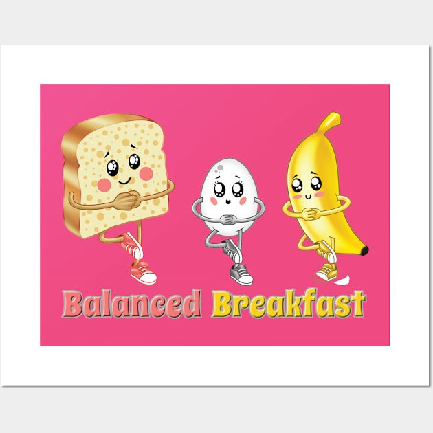 Balanced Breakfast Wall Art by Pigeon585